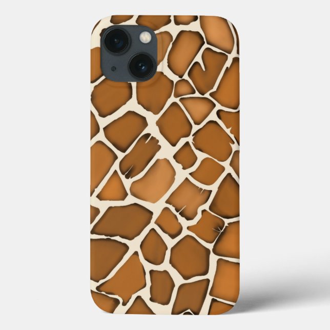 Funda De Case-Mate Para iPhone Impresión con patrones de Giraffe Fur (Reverso)