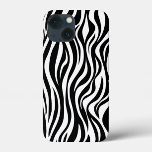 Funda Para iPhone 13 Mini Impresión cutánea de cebra