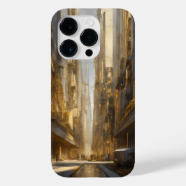 Funda Para iPhone 14 Pro De Case-Mate Impresión de acero inoxidable titanio de plata y o