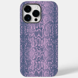 Funda Para iPhone 14 Pro Max De Case-Mate Impresión de animales de piel de serpiente rosa