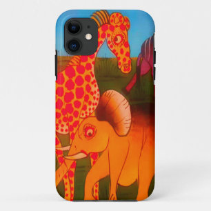 Funda Para iPhone 11 Impresión de arte animal africano