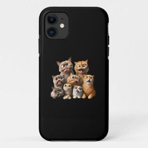 Funda Para iPhone 11 impresión de arte de gato divertido