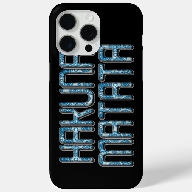 Funda De Case-Mate Para iPhone Impresión de arte de Hakuna Matata 3D (Reverso )