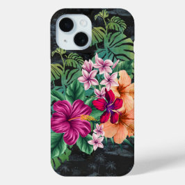 Funda Para iPhone 15 Impresión de camiseta de Aloha con estuche para te