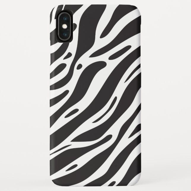 Funda De Case-Mate Para iPhone Impresión de cebra (Reverso)