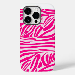 Funda Para iPhone 14 Pro De Case-Mate Impresión de cebra rosa