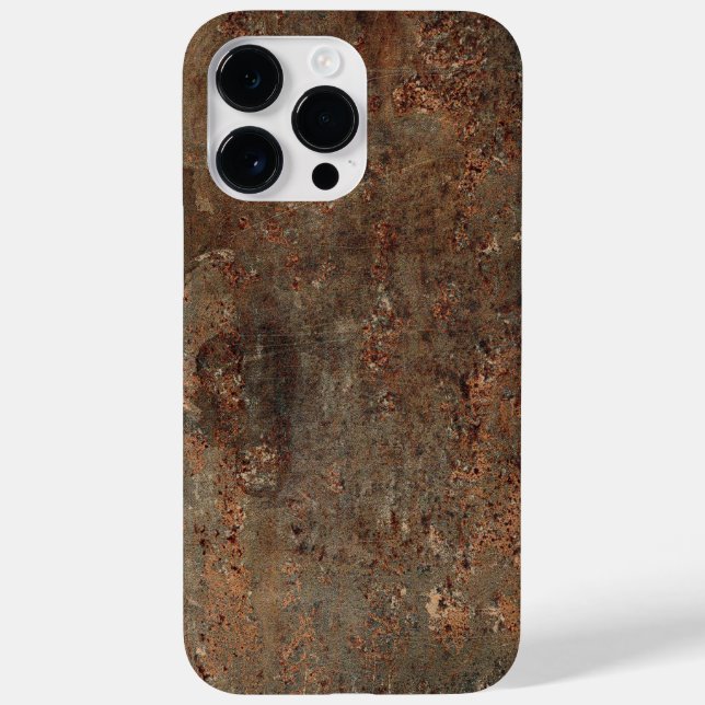 Funda De Case-Mate Para iPhone Impresión de cuero antiguo (Reverso)