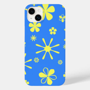 Funda Para iPhone 14 Plus De Case-Mate Impresión de flor azul y amarillo