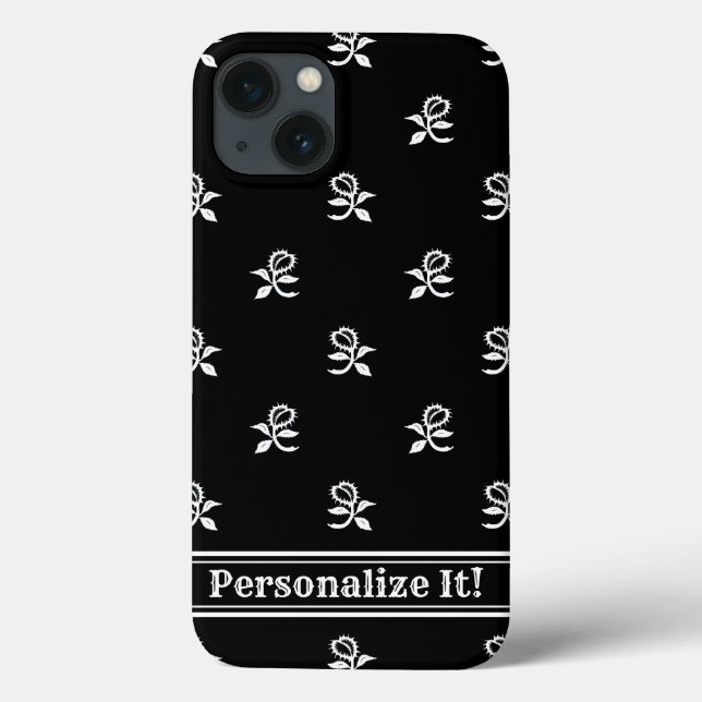Funda De Case-Mate Para iPhone Impresión de flores carnívoras (Reverso)
