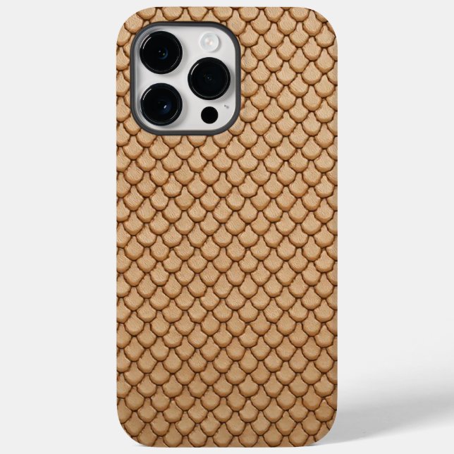 Funda De Case-Mate Para iPhone Impresión de imitación de piel de sirena (Reverso )