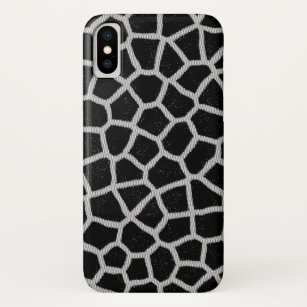 Funda Para iPhone X Impresión de jirafas en blanco y negro