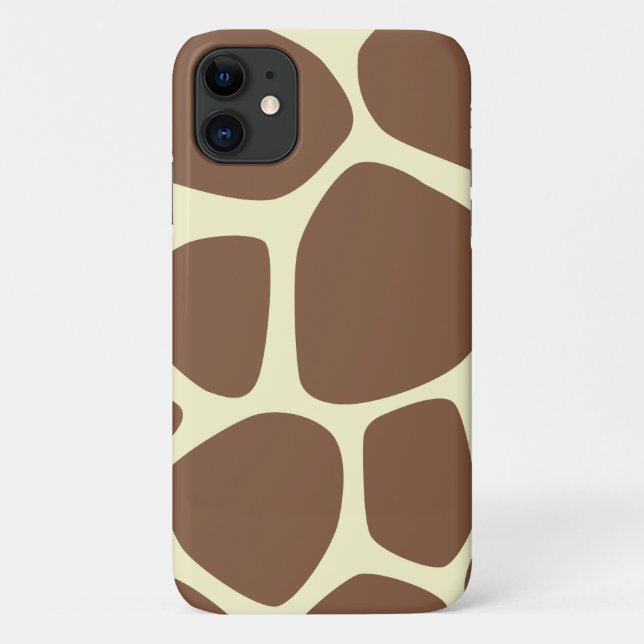 Funda De Case-Mate Para iPhone Impresión de jirafas, jirafa marrón, impresión de  (Reverso)