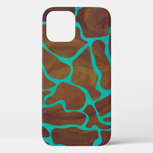Funda De Case-Mate Para iPhone Impresión de jirafas salvajes (Reverso )