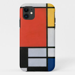 Funda Para iPhone 11 Impresión de la composición de Piet Mondrian en ro
