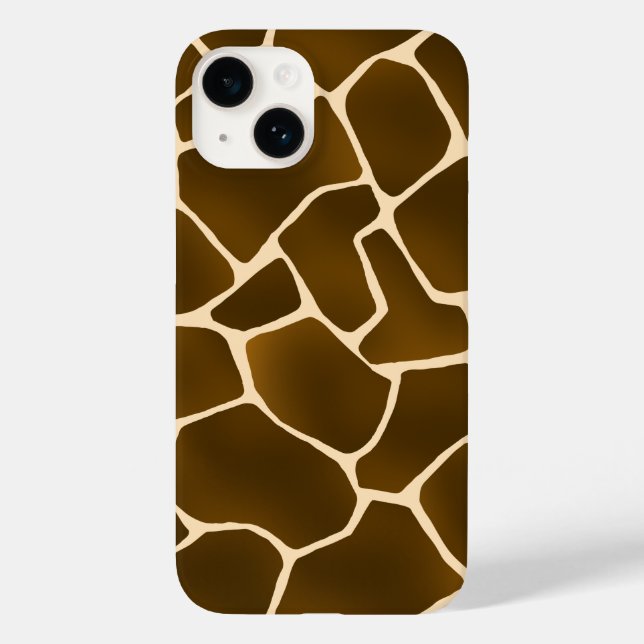 Funda De Case-Mate Para iPhone Impresión de la jirafa natural de Safari salvaje (Reverso )