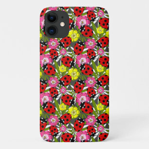 Funda Para iPhone 11 Impresión de la naturaleza de las gotas y las flor