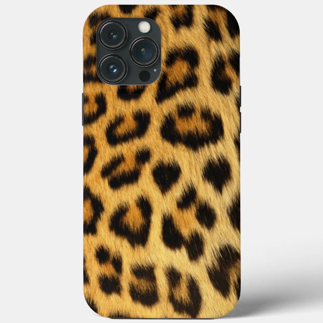 Funda De Case-Mate Para iPhone Impresión de leopardo (Reverso )