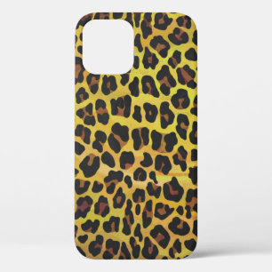 Funda Para iPhone 12 Impresión de leopardo