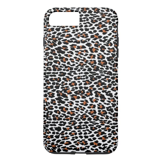 Funda De Case-Mate Para iPhone Impresión de leopardo (Reverso)
