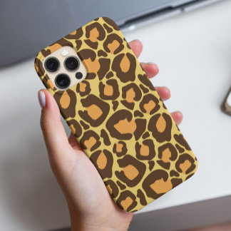 Funda Para iPhone 15 Pro Max Impresión de leopardo de moda