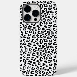 Funda Para iPhone 14 Pro Max De Case-Mate Impresión de leopardo en blanco y negro