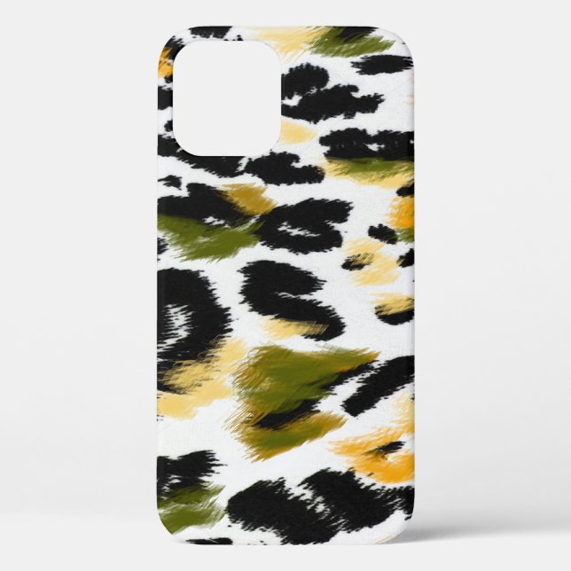 Funda De Case-Mate Para iPhone Impresión de leopardo: fondo de textura animal (Reverso )