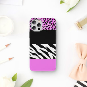 Funda Para iPhone 11 Impresión de leopardo, impresión de cebra, impresi