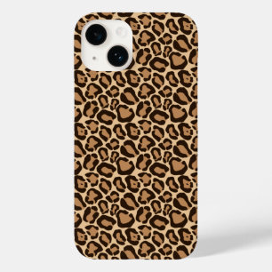 Funda Para iPhone 14 De Case-Mate Impresión de leopardo marrón