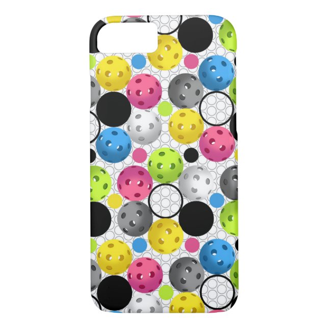 Funda De Case-Mate Para iPhone Impresión de Pickleball (Reverso)