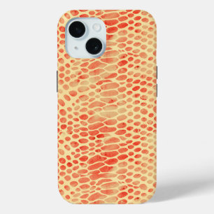 Funda Para iPhone 15 Impresión de serpientes acuarelas