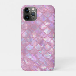 Funda Para iPhone 11 Pro Impresión de sirena rosa claro