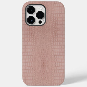 Funda Para iPhone 14 Pro Max De Case-Mate Impresión de textura de lagarto rosa