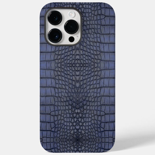 Funda De Case-Mate Para iPhone Impresión de textura de ligador de cobalto (Reverso )