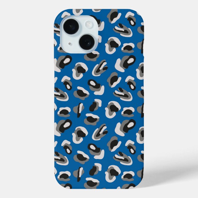 Funda De Case-Mate Para iPhone Impresión de un animal azul (Reverso )