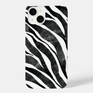 Funda Para iPhone 14 De Case-Mate Impresión de un animal de cebra blanco negro