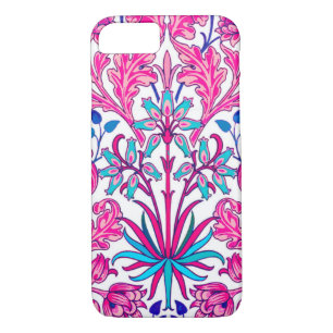 Funda Para iPhone 8/7 Impresión de William Morris Hyacinth, rosa de Fuch