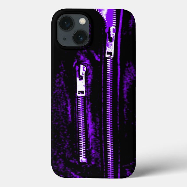 Funda De Case-Mate Para iPhone Impresión de Zips Purple (Reverso)