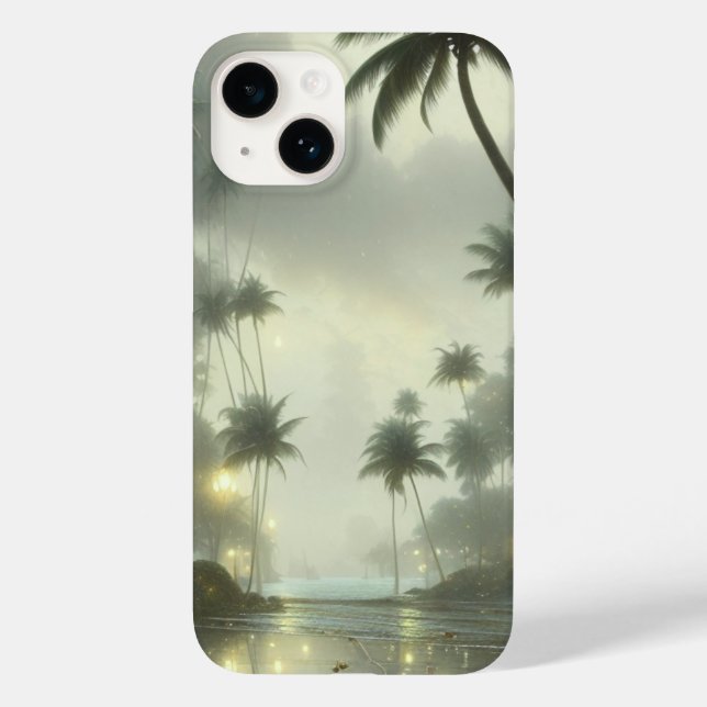 Funda De Case-Mate Para iPhone Impresión en lienzo estirado (Reverso )