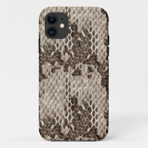 Funda Para iPhone 11 Impresión falsa de Piel de serpiente