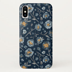 Funda Para iPhone X Impresión floral de adorables pasteles amarillos 