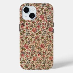 Funda Para iPhone 15 Impresión floral de color vintage