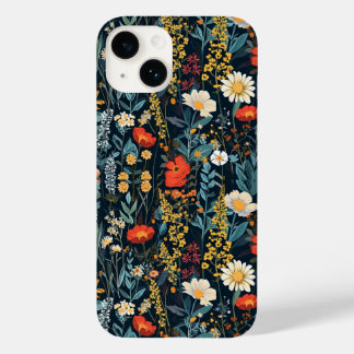 Funda Para iPhone 14 De Case-Mate Impresión floral de primavera bohemia