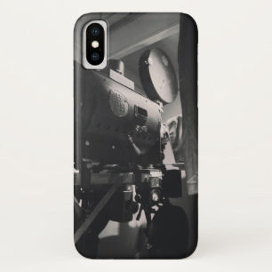 Funda Para iPhone X Impresión fotográfica de cámara de cine antigua