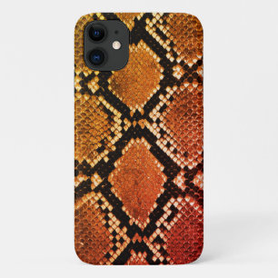 Funda Para iPhone 11 Impresión realista de animales de piel de serpien