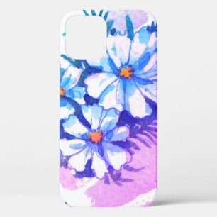 Funda Para iPhone 12 Impresionante acuarela floral