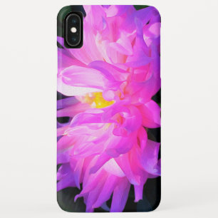 Funda Para iPhone XS Max Impresionante Cactus Dahlia Rosa y Purpura