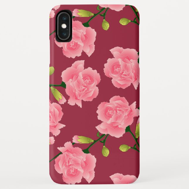 Funda De Case-Mate Para iPhone Impresionante carnación rosa (Reverso)