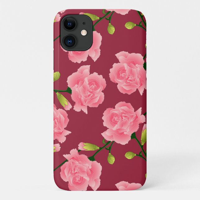 Funda De Case-Mate Para iPhone Impresionante carnación rosa (Reverso)
