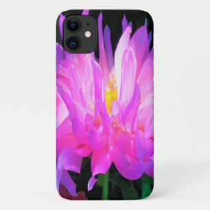 Funda Para iPhone 11 Impresionante Dalia de Cactus Rosa y Púrpura
