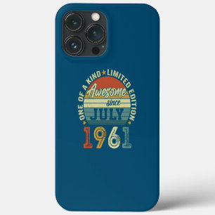 Funda Para iPhone 13 Pro Max Impresionante desde julio de 1961 61 años 61º